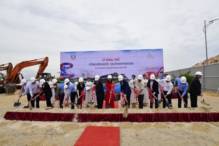 KN Cam Ranh: Giới thiệu đối tác tài trợ chính và động thổ Công viên nước