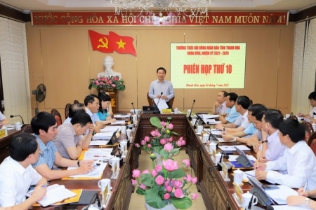 Thống nhất chương trình kỳ họp thứ 7 HĐND tỉnh Thanh Hoá khóa XVIII, nhiệm kỳ 2021-2026