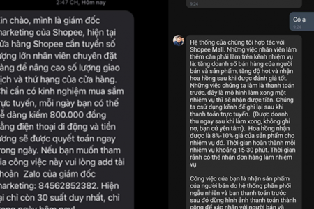 Xu hướng lừa đảo tuyển cộng tác viên cho các sàn thương mại điện tử gia tăng mạnh mẽ