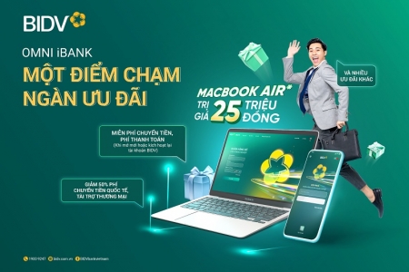 Một điểm chạm - Ngàn ưu đãi với Omni BIDV iBank