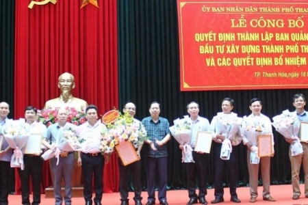 TP. Thanh Hóa thành lập Ban Quản lý dự án đầu tư xây dựng