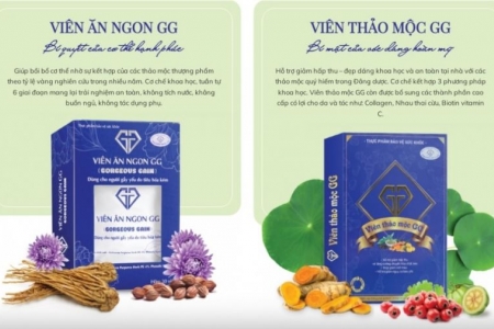 Sản phẩm Viên ăn ngon GG và Viên thảo mộc GG vi phạm quy định về luật quảng cáo