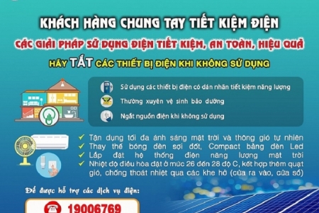 Điện lực Tiên Yên khuyến cáo sử dụng điện tiết kiệm, hiệu quả