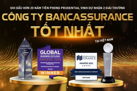 Prudential Việt Nam liên tiếp đón nhận 02 giải thưởng uy tín cho kênh phân phối qua hợp tác Ngân hàng