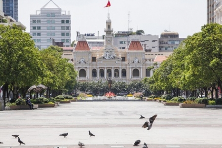 TP. Hồ Chí Minh cấm các loại xe vào đường Nguyễn Huệ sáng 06/08