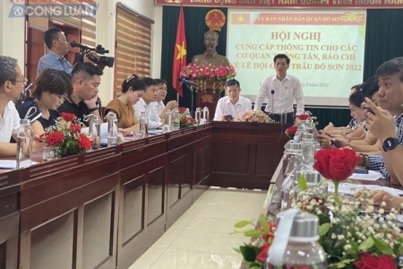 UBND quận Đồ Sơn cung cấp thông tin về Lễ hội chọi trâu 2022 Đồ Sơn năm 2022