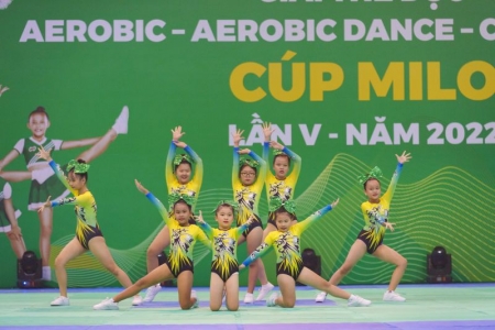 Khai mạc Giải thể dục Aerobic – Aerobic Dance – Cheer Dance – Cúp Nestlé MILO lần V năm 2022