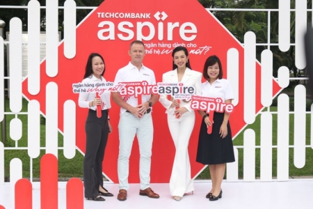 Ra mắt thương hiệu tài chính Techcombank Aspire dành riêng cho thế hệ “Why not?”