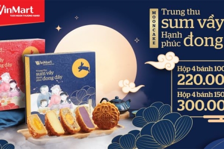 “Trung thu sum vầy, Hạnh phúc đong đầy” với bộ sưu tập bánh Trung thu từ WinMart