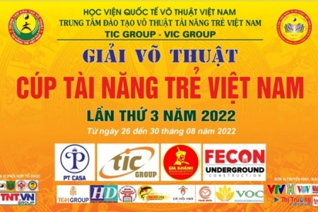 Hàng ngàn VĐV tranh tài tại Giải Võ thuật Cup Tài năng trẻ Việt Nam lần thứ 3