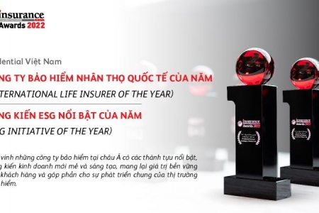 Prudential Việt Nam giành giải thưởng kép tại Insurance Asia Awards 2022 và HR Asia Awards 2022