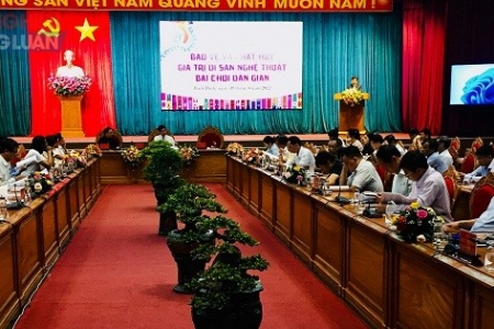 Tọa đàm “Bảo vệ và phát huy giá trị di sản Nghệ thuật Bài chòi dân gian”