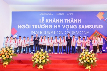 Khánh thành Ngôi trường hy vọng thứ tư tại Lạng Sơn