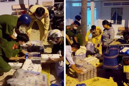 Thu giữ 1.070 bao thuốc lá ngoại nhập lậu