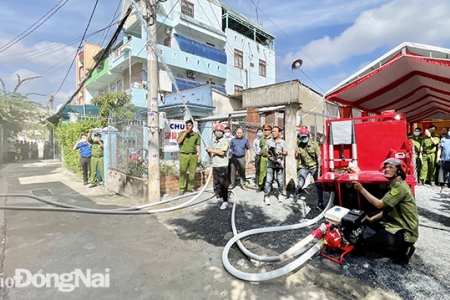 TP. Biên Hòa thí điểm mô hình tổ liên gia an toàn phòng cháy, chữa cháy