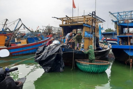 Kêu gọi 51 tàu cá di chuyển về nơi an toàn tránh bão Noru