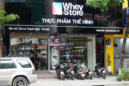 WheyStore bày bán sản phẩm không nhãn phụ tiếng Việt