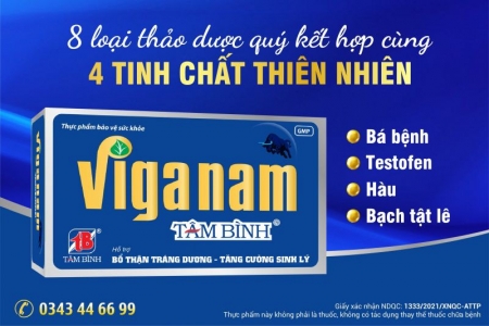 Năm lý do nam giới suy giảm sinh lý nên sử dụng Viganam Tâm Bình