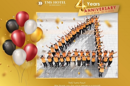 TMS Hotel Da Nang Beach tri ân khách hàng nhân kỷ niệm sinh nhật 4 năm