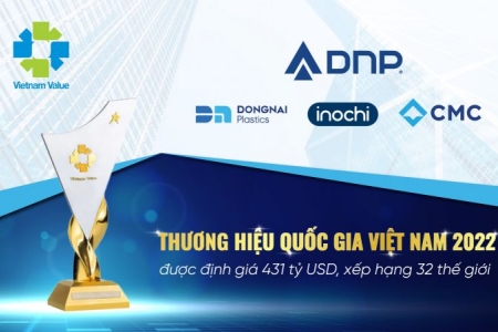 DNP cùng lúc đạt 03 Thương hiệu Quốc gia