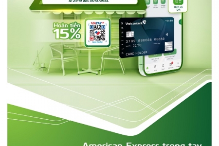 Bùng nổ ưu đãi cùng thẻ Vietcombank American Express