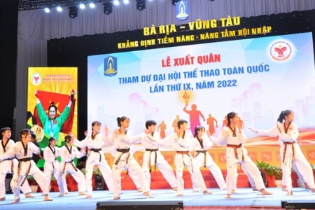 Bà Rịa Vũng Tàu lễ xuất quân tham dự Đại hội TDTT toàn quốc