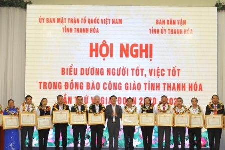 Thanh Hoá biểu dương người tốt, việc tốt trong đồng bào Công giáo