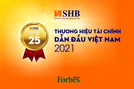 SHB được vinh danh trong Top 25 thương hiệu tài chính dẫn đầu Việt Nam