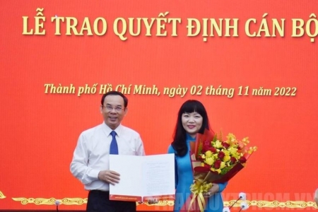 Bà Phạm Thị Hồng Hà giữ chức Phó trưởng Ban Nội chính Thành ủy TP. Hồ Chí Minh