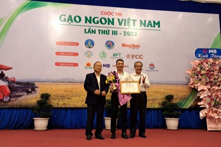 Gạo TBR39 của Công ty CP Tập đoàn ThaiBinh Seed đạt giải nhất cuộc thi “Gạo ngon Việt Nam” năm 2022