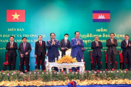 Thủ tướng Hun Sen mong muốn Campuchia tham gia chuỗi liên kết sản xuất với Việt Nam