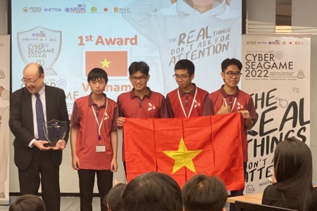 Việt Nam xuất sắc giành ngôi vị Quán quân cuộc thi Cyber SEA Game 2022