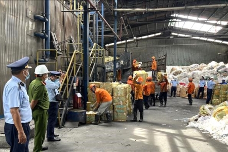 Bình Dương tiêu hủy lô hàng nhập lậu trị giá hơn 9 tỷ đồng