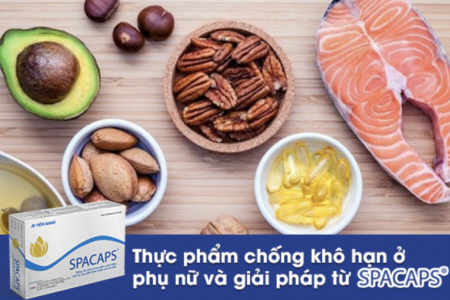 Thực phẩm chống khô hạn ở phụ nữ và giải pháp từ Spacaps