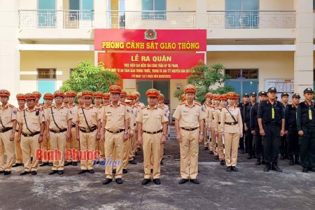 Bình Phước ra quân tấn công trấn áp tội phạm trước, trong và sau tết Nguyên đán Qúy Mão