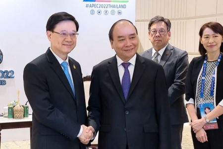 Chủ tịch nước Nguyễn Xuân Phúc tiếp xúc song phương bên lề Tuần lễ Cấp cao APEC 2022