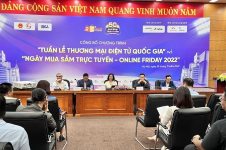  Công bố Tuần lễ thương mại điện tử quốc gia và Ngày mua sắm trực tuyến Online Friday 2022