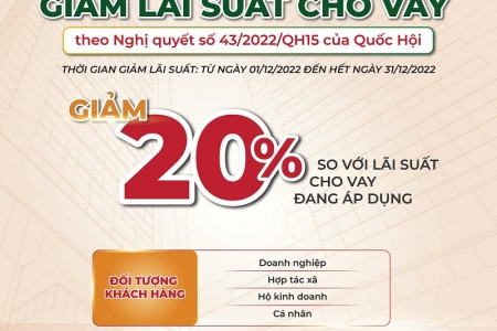 Agribank tiếp tục giảm lãi suất cho vay để hỗ trợ khách hàng