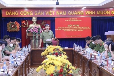 Bình Dương tăng cường công tác đảm bảo an ninh, trật tự dịp Tết Nguyên đán 2023