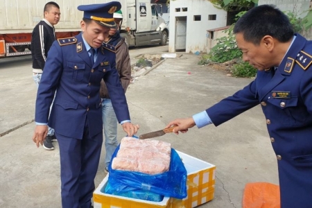 Liên tiếp phát hiện hàng trăm kg nầm lợn không có nguồn gốc xuất xứ tại Lạng Sơn