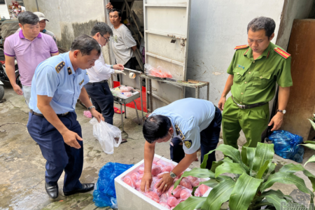 Phát hiện cơ sở kinh doanh chả cá dương tính với hàn the