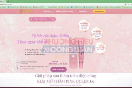 Công ty CSTAR bán sản phẩm Pink Queen E9 chứa chất cấm Hydroquinone