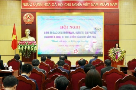 Công bố các Chỉ số điều hành, quản trị địa phương tỉnh Bắc Ninh năm 2022