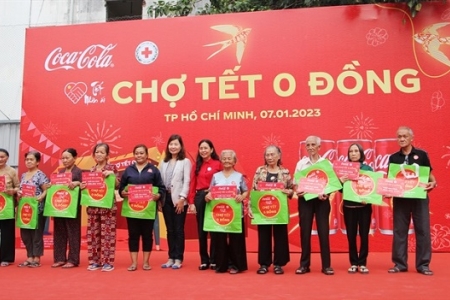 “Chợ Tết 0 đồng” cho 1.000 người có hoàn cảnh khó khăn tại TP. Hồ Chí Minh