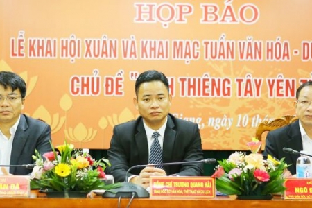 Bắc Giang tổ chức Lễ khai hội Xuân và Tuần Văn hóa - Du lịch năm 2023 với chủ đề "Linh thiêng Tây Yên Tử"