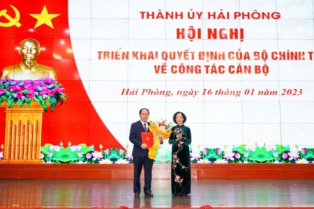 Đồng chí Lê Tiến Châu làm Bí thư Thành ủy Hải Phòng