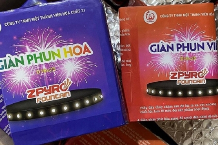 Khuyến nghị người tiêu dùng chỉ mua pháo hoa tại các cửa hàng, địa điểm kinh doanh của nhà máy Z121 và Tổng công ty GAET