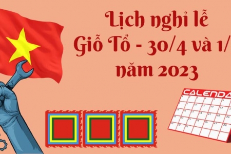 Dịp lễ 30/04 - 01/05, người lao động được nghỉ 05 ngày liên tục