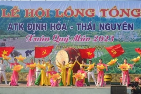 Tưng bừng khai hội Lồng tồng ATK Định Hóa năm 2023