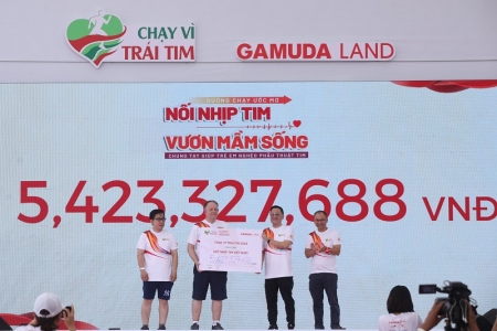 Chạy vì trái tim 2023, góp trên 5 tỷ đồng phẫu thuật cho bệnh nhi tim bẩm sinh